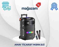 Portativ dinamik Kakusiga KK-12102 Flame Light RGB Mikrofon