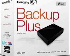 Seagate | Backup Plus 2TB 3.5-inch Desktop External HDD (Black)