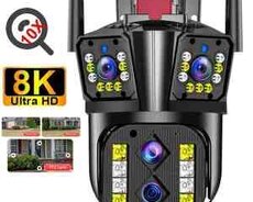 Wi-Fi PTZ Kamera 360FHD 8MP, 4K+64GB