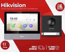 Domofon dəsti Hikvision DS-KH8350-WTE1  DS-KD8003-IME1