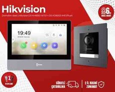 Domofon dəsti Hikvision DS-KH8350-WTE1  DS-KD8003-IME1Flush