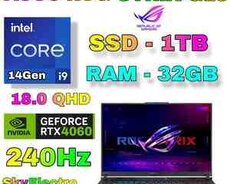 Asus Rog Strix G18 i9 14 Gen RTX 4060 Gaming
