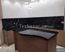 Süni Corian Tökmə mərmər