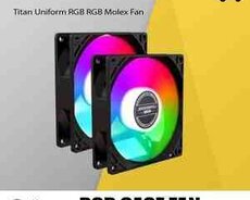 RGB Molex Fan  Titan Uniform RGB