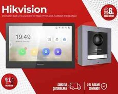 Domofon dəsti Hikvision DS-KH8520-WTE1  DS-KD8003-IME1Surface