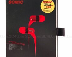 simli qulaqlıq Somic Red