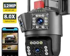 Wi-Fi PTZ kamera 360FHD 12MP, 4K+64GB