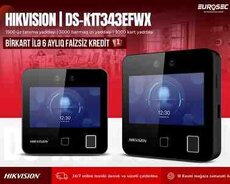 Girişə biometrik nəzarət terminalı Hikvision DS-K1T343EFWX