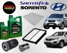 Hyundai SantaFe, Sorento yağ və filter dəsti