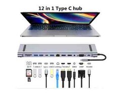 Type-C 4K HUB 12-in-1