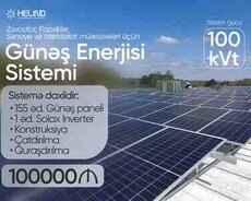 Günəş enerjisi sistemi - 100 kVt Gücündə