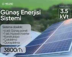 Günəş enerjisi sistemi - 3.5 kVt