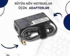 Noutbuk adapteri və batareyaları