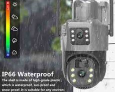 Wifi Simsiz PTZ360 2 kamera 12MP, 4K +64gb