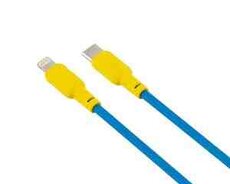 Kabel USB Gelius Full Silicon GP-UCN001 Type-C to Lightning Yellow, Blue