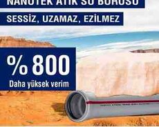 Kanalzasiya borusu, kran və isti döşəmə borusu