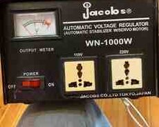Трансформатор Jacobs WN-1500W 110V-220V и 220V-110