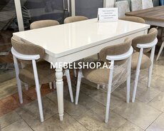 Ağ açılan inter masa dəsti, yeni masalar stolstul miz desti