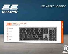 2E Keyboard membrane KS270 105key, WL, BT, EN, UK, grey-black
