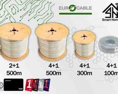 Eurocable CCTV 4+1, CCTV 2+1 kabel