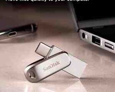 SanDisk 256GB Ultra Dual Drive Luxe USB Type-C