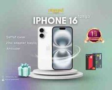 Apple iPhone 16 White 128GB, 8GB
