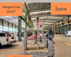 Alman istehsalı olan Teupen Leo 23gt "spider lift"