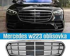 Mercedes W223 radiator barmaqlığı