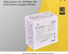 Qida bloku WjCoolman G1 850Watt 80+ Gold (White)