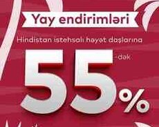 Outlet həyət daşları