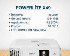 Proyektor POWERLİTE X49