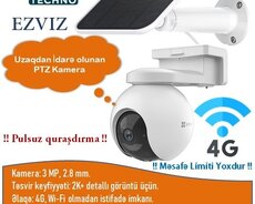Günəş panelli  ptz kamera