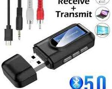 Avtomobil və kompüter üçün USB bluetooth 5.0 + EDR + LCD TV ötürücü