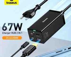 Baseus Gan Pro 5 Desktop Charger HDMİ