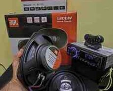 Pioneer maqnitolası və JBL dinamikləri
