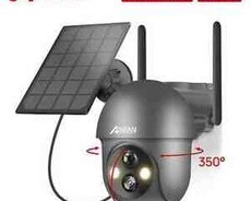 Simsiz 4G sim kartl Solar ptz kamera 360 3mp, 2K