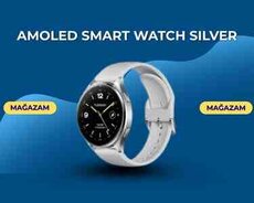 Amoled Smart Watch silver