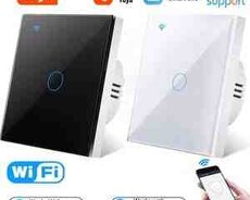 Tuya WiFi sensor düyməli elektrikli yandırıb söndürmə açarı