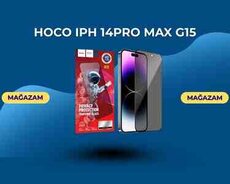 Hoco iph 14pro max G15 şüşəsi