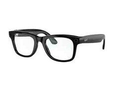 RAY-BAN META WAYFARER Clear, Graphite Green
