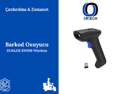 Barkod Skaner "Sunlux Rw10S Wireless"