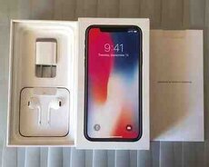 Apple iPhone X Space Gray 64GB, 3GB aksesuarları