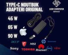 Type-c original noutbuk adapterləri