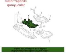Mercedes W211, W212, W213, W164, W166 mühərrik qoruyucusu