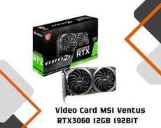 Video card MSI Ventus RTX3060 12GB 192BIT