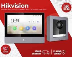 Domofon dəsti Hikvision DS-KH8350-WTE1  DS-KD8003-IME1Surface