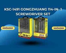 KSC-1491 GONGZHUANG 114-in- 1 screwdriver set