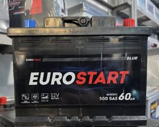 60 AH Eurostart Akumlyatoru