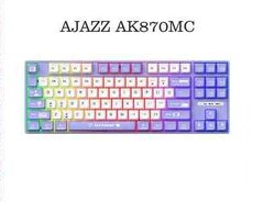 Ajazz AK870MC Purple-White Keyboard