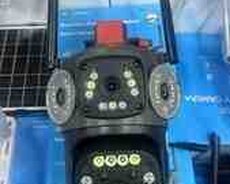 Simsiz 4G sim kartl ptz 2 kamera 360 8mp, 4K